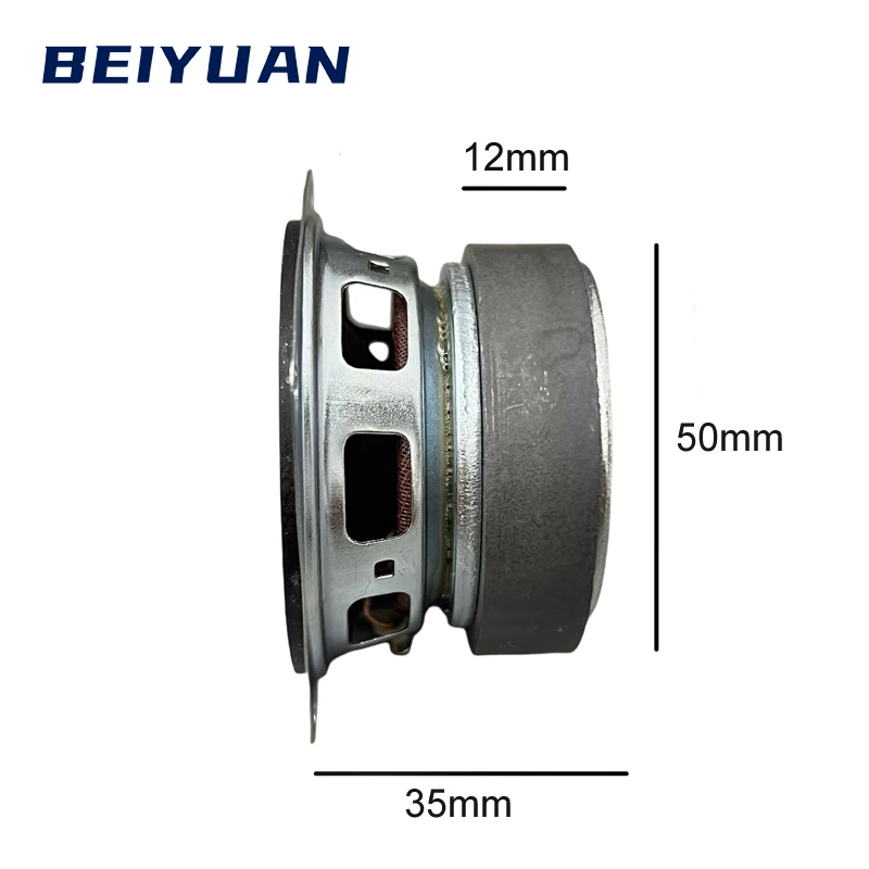 BEIYUAN 2.25 인치 풀 레인지 57mm 서브 우퍼 4 옴 10W 블루투스 스피커 수정 DIY 스피커 2PCS Harman Katon