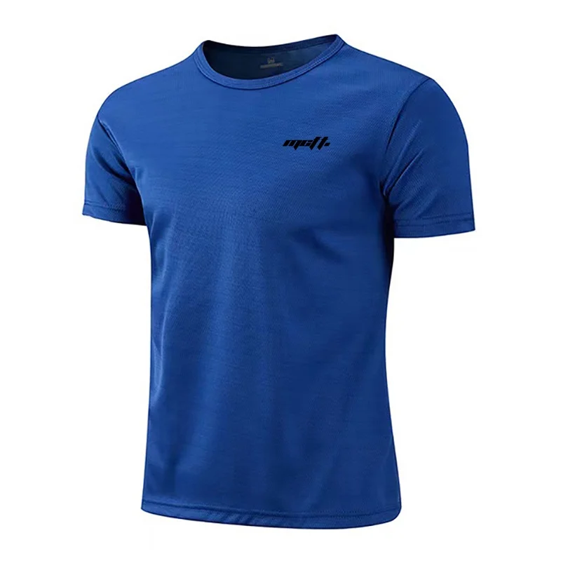 

New Mens Fitness Slim Casual Mesh Summer Brand T Shirt Gym Clothing Running Quick Dry Muscle T-shirt Bodybuilding Short Sleeve