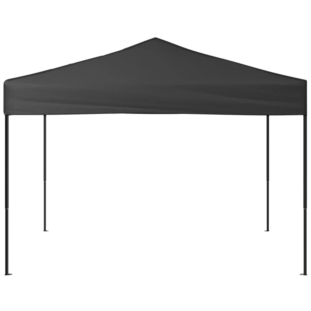 Faltbare Partyzelt-Anthrazit-Überdachung 3x3 m, perfekt für Feiern, Events und Urlaub. – Detail 3