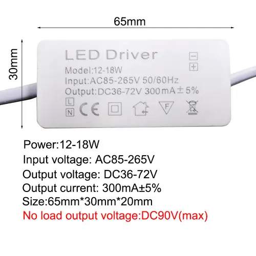 LED Driver 300mA 1W 3W 5W 7W 12W 18W 20W 25W 36W For LEDs Power Supply Unit AC85-265V Lighting Transformers For LED Power Lights - Image 5