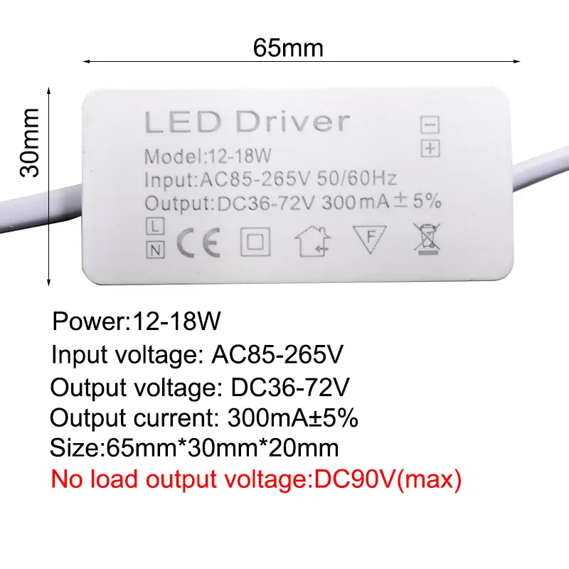LED Driver 300mA 1W 3W 5W 7W 12W 18W 20W 25W 36W For LEDs Power Supply Unit AC85-265V Lighting Transformers For LED Power Lights - Image 5