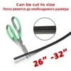 6mm Car Wiper Blade Replacement Strip Boneless Rubber Strip Frameless Wiper Rubber Strip Accessory 26 "28" 30 "32" Inch 2PCS 4