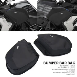 For BMW G 310 GS R1200GS LC R1250GS F 850 GS Adventure Saddlebag Frame Crash Bars Waterproof Bag Bumper Placement bag Logo
