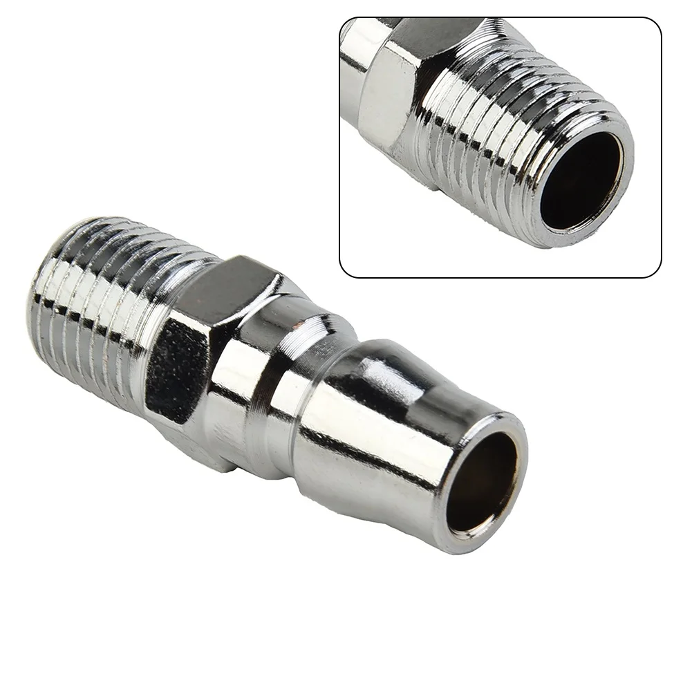 

Durable Practical Thread Adapter NITTO Male With 1/4inch BSP Male W:15 H:15 L:50 Air Fitting Coupling Male Coupler
