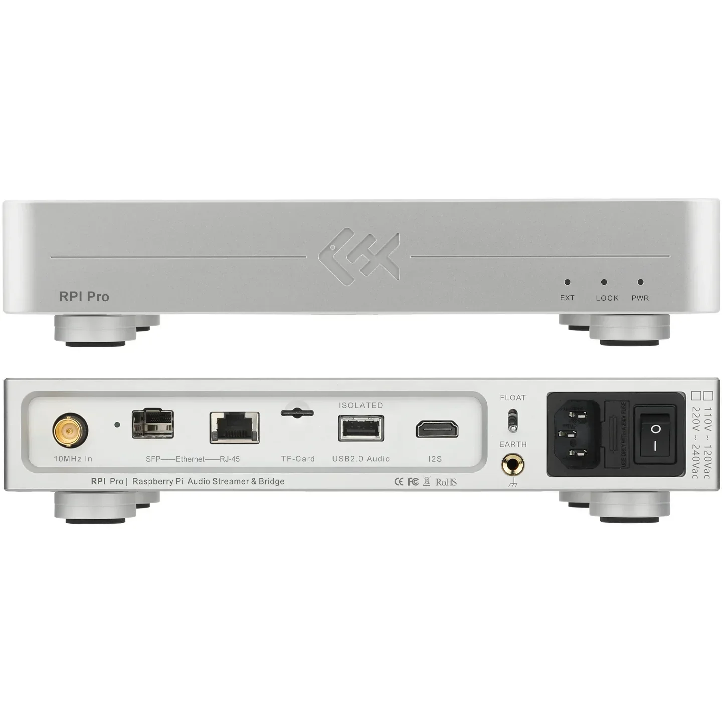 LHY 오디오 RPI 프로 라즈베리 파이 CM4 네트워크 오디오 스트리머 디지털 음악 전송 브리지 루브 브리지 SFP 광학 절연 USB A