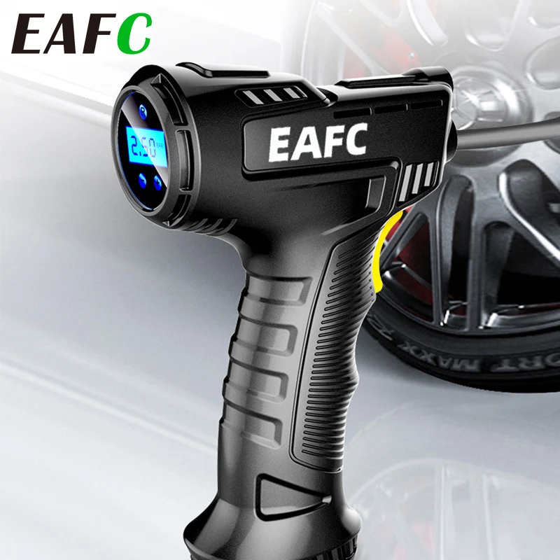 Car Air Compressor 120W Rechargeable Wireless/Wired Inflatable Pump