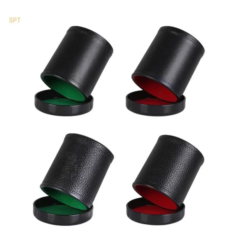 Dice Cup Bar Leather KTV Entertainment For Most Game For Bar Party 714F