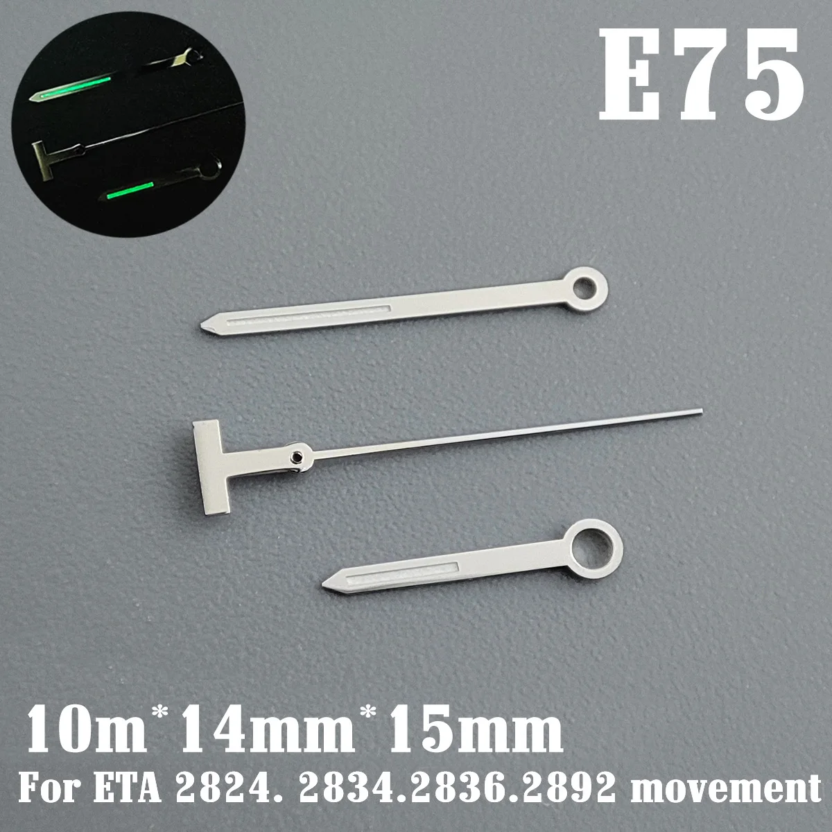 Green Super Luminous Watch Hands