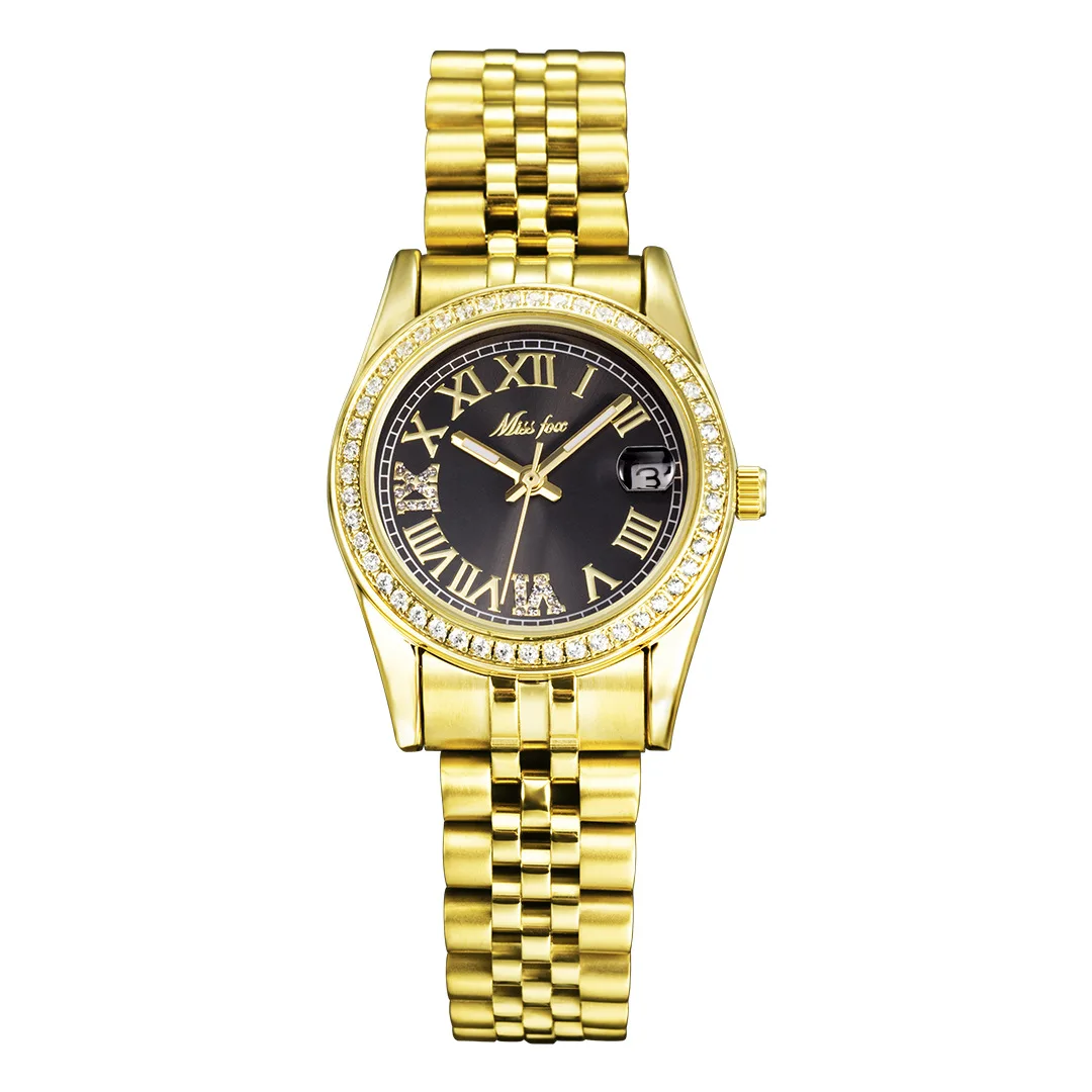 

Fashion Watches Ladies Top Brand luxury Quartz Wristwatch Stainless Steel Date Gift Watch