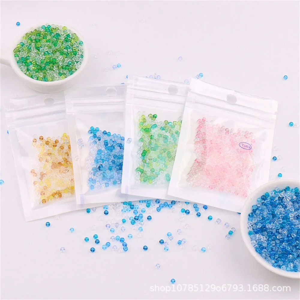고품질 2mm3mm4mm 투명 유리 미렛 비즈 도매 DIY 쥬얼리 액세서리 수제 비즈 팔찌 액세서리