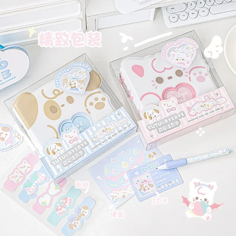 

Kawaii мультяшный блокнот, милые животные, щенок, кошка, скрапбукинг, блокнот для детей, подарок, милые 72 листа, искусственные принадлежности для студентов