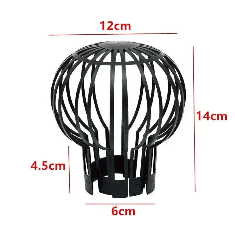 2/4/6pcs Roof Gutter Guard Filters Expand Plastic Filter Strainer Stops Blockage Leaf Drains Drain Net Cover Downspout Filter