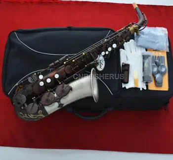 Unlacquer Advanced Retro Alto Saxophone Type Saxophones cupronickel Bell