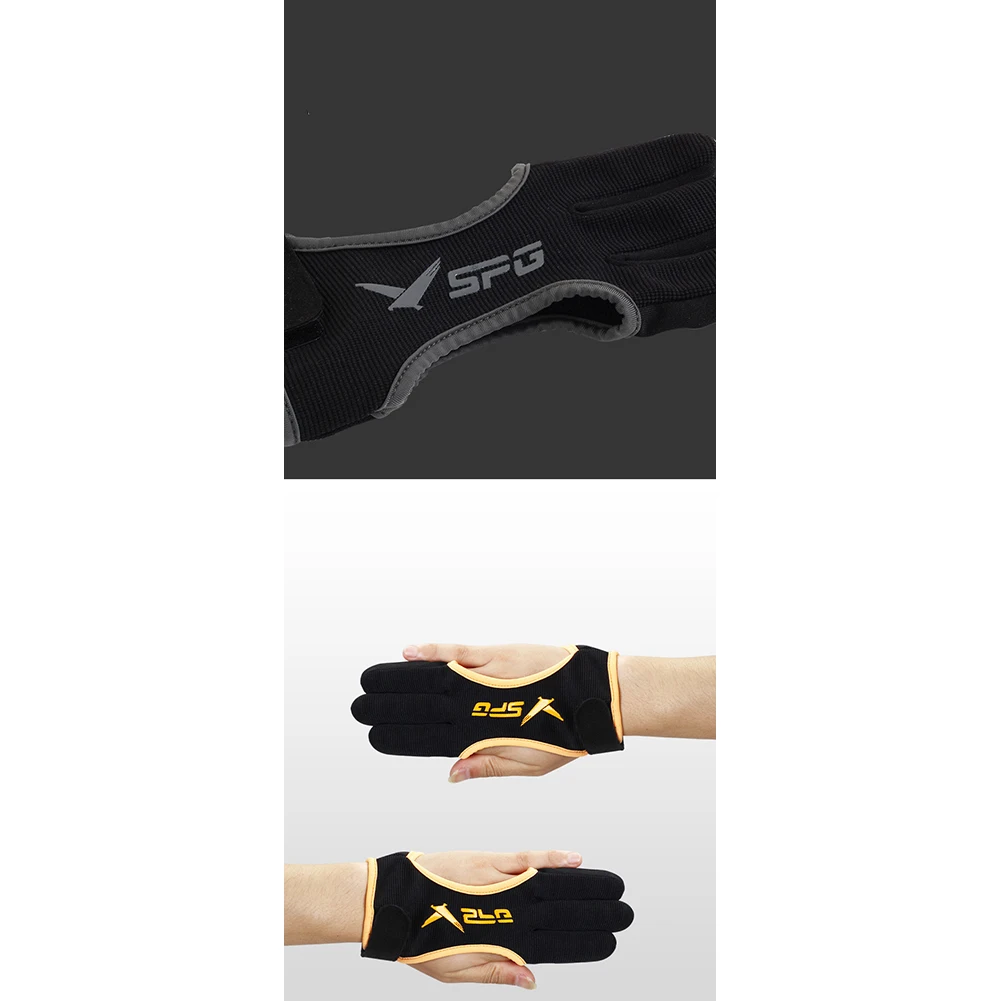 Archery Arm Guard Outdoor 3 Finger Archery Gloves for Archery