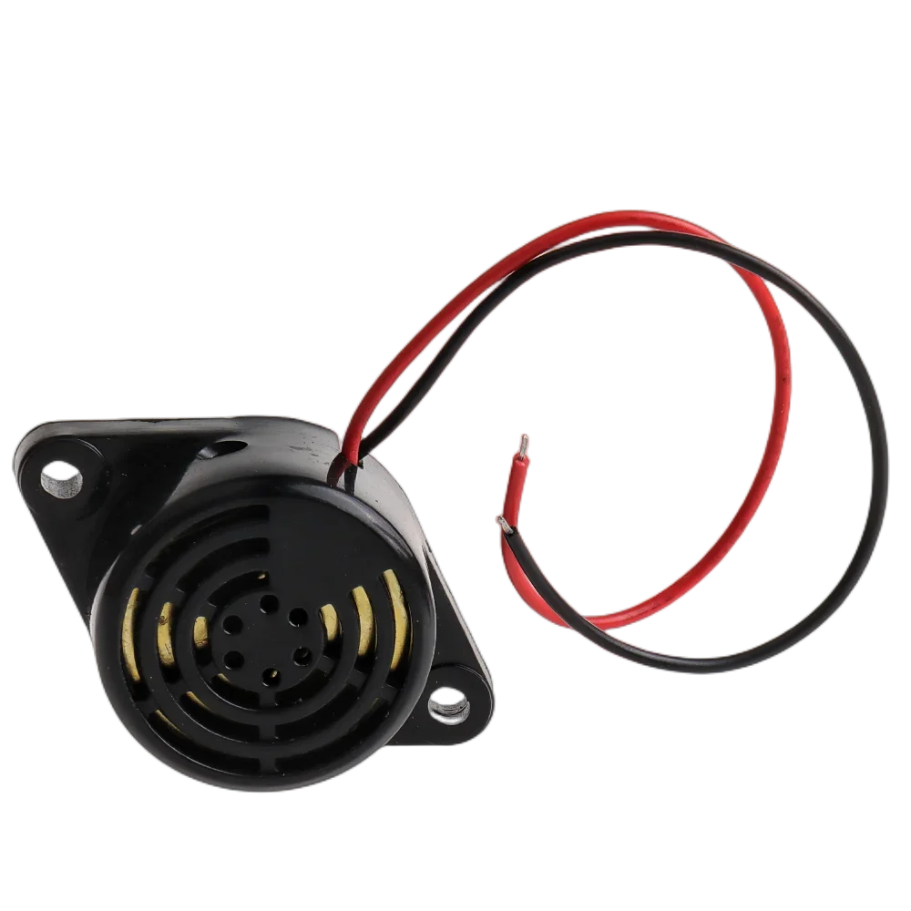 Zumbador electrónico piezoeléctrico, alarma de tono pitido, sonido continuo, DC 3v-24v, zumbador electromagnético