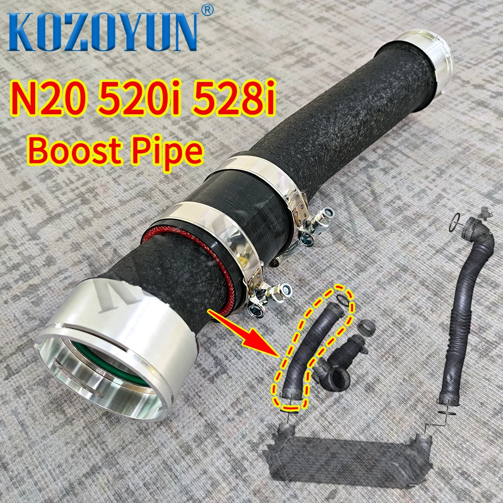 BMW N20 528i 520i F10 F11 F07 2.0T 11-16용 부스트 파이프 인터..