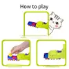 Funny Cat Toys Creative Turnip Gun Reusable Foam disc  Pet Hunting Interactive Toy Dog Cat Pet Supplies 4