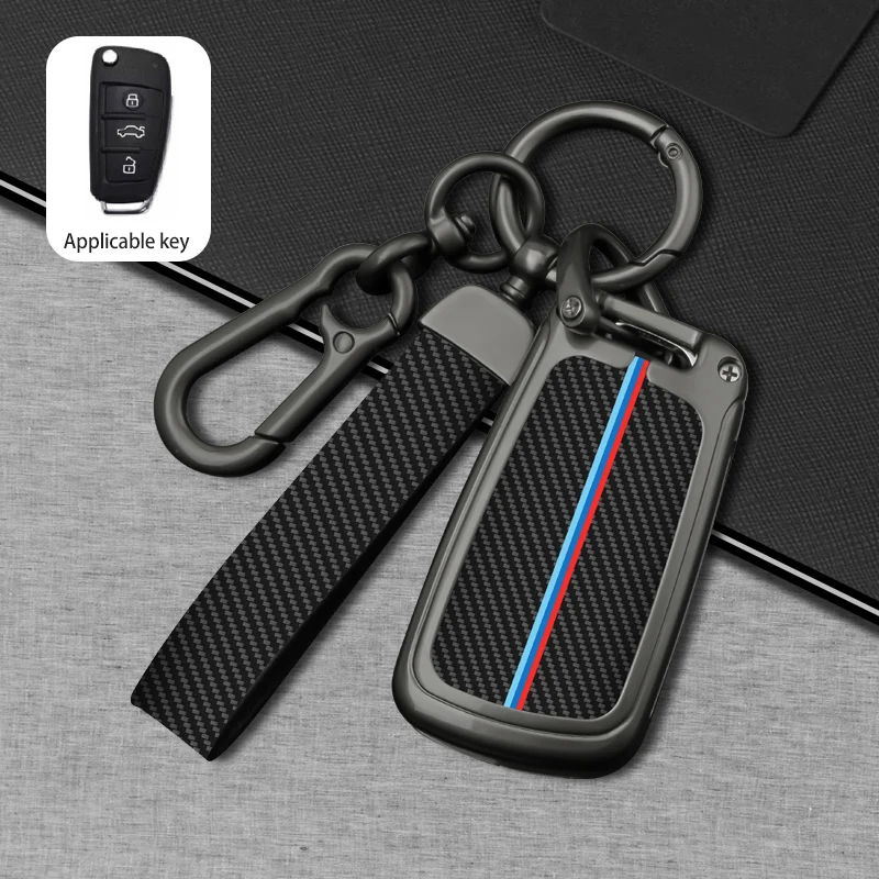 

Car Key Case Cover Shell Keychain For Audi Logo A1 A3 8P A4 A5 A6 C7 A7 S3 S7 S8 R8 Q2 Q3 Q5 Q7 Q8 SQ5 TT RS3 RS6 Accessories