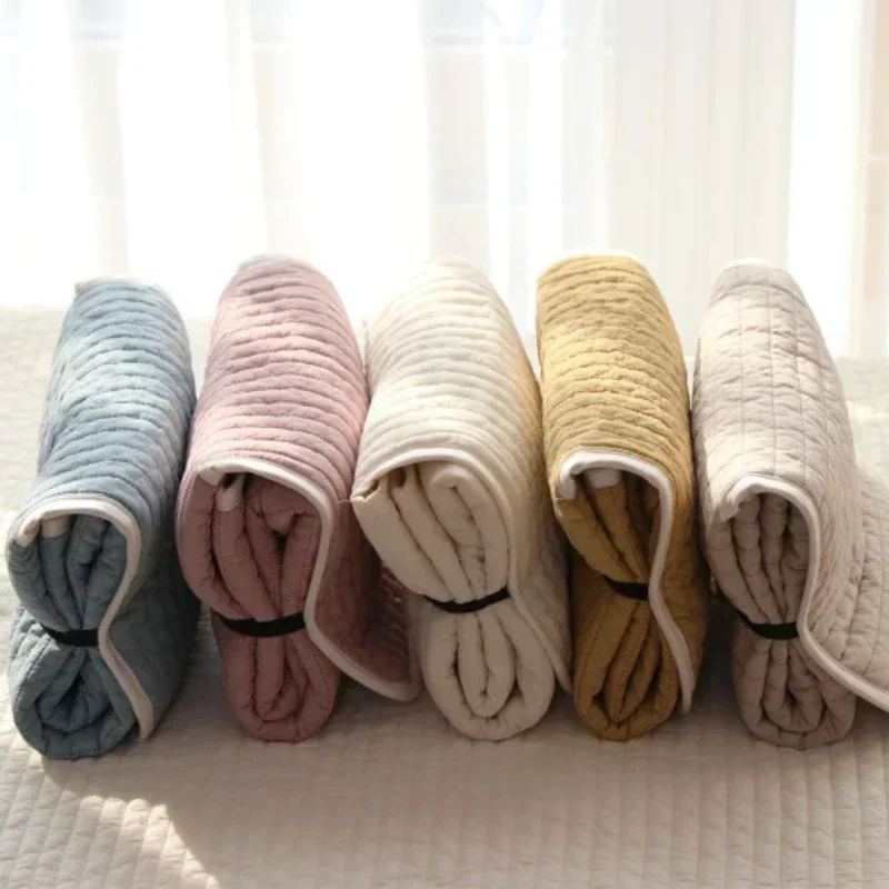 2025 Multicolor neonato fasciatoio in cotone impermeabile portatile grande fasciatoio materasso pavimento tappetini da gioco fasciatoio - immagine 5