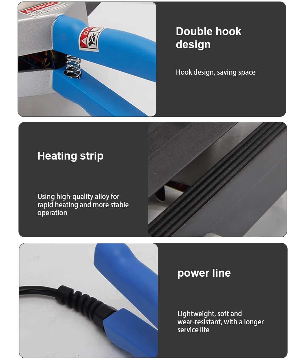 High Power Sealing Machine Handheld Portable Sealer Tool Clamp Labor-saving Top
