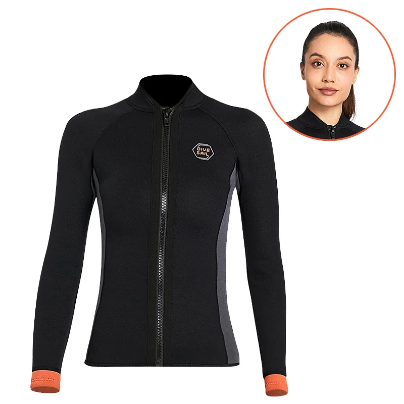 Chaqueta de neopreno de manga larga Dawn Patrol para mujer