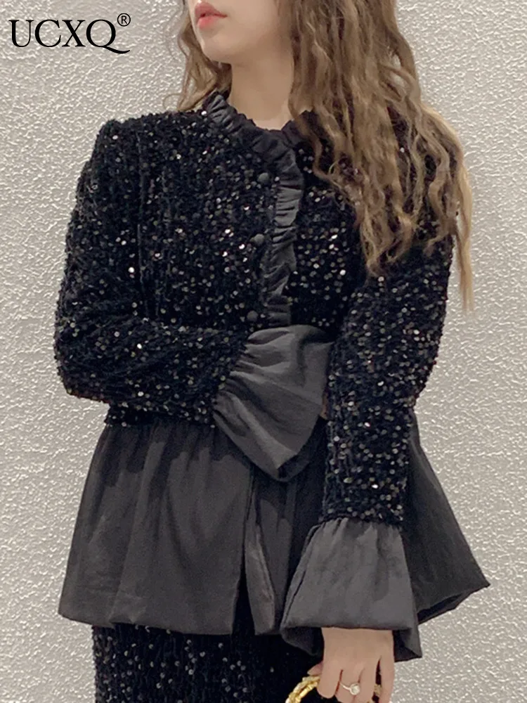 

Женская блузка с длинным рукавом, V-образным вырезом