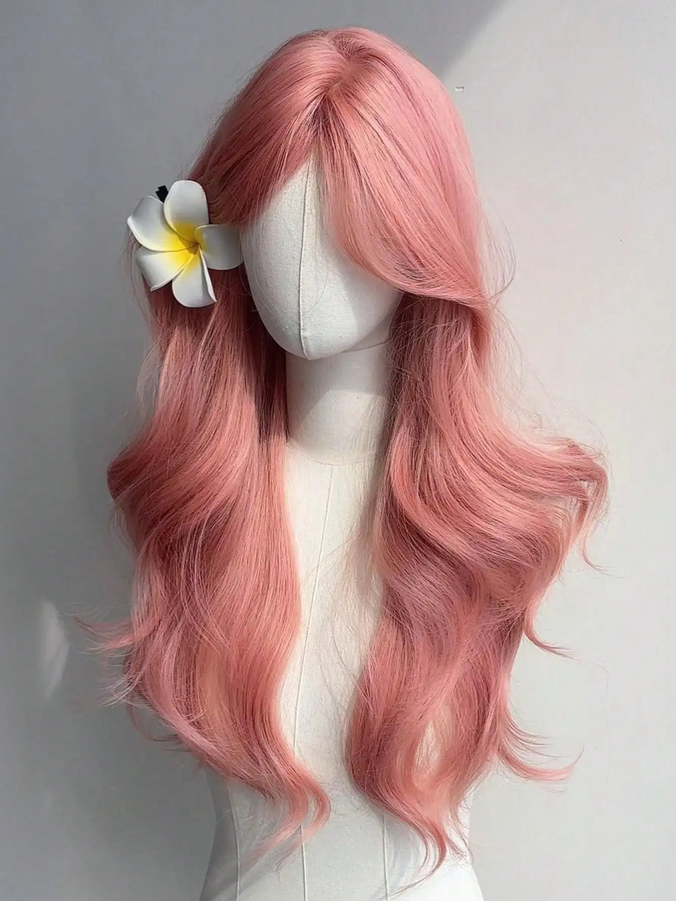 Copper Ginger Synthetic Wig for Women with Bangs