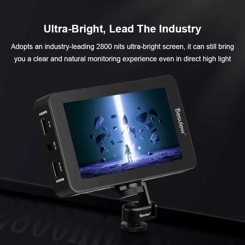 Desview R6II Camera Field Monitor Full HD 2800nits 5.5inch Ultra High Brightness Touch Screen 4K 60HZ HDMI 3D Lut Monitor Camera