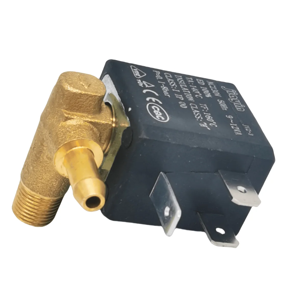 Jiayin JYZ-3 Normally Closed N/C AC 230V 8bar G1/8" Brass Iron Steam Water 2 Position 2 Way Steamer Gas Solenoid Water Valve
