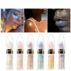 1PC Shimmer Fairy Powder White Purple Blue Loose Highlighter Face Body Glitter Wand Makeup Bronzer Illuminator Cosmetic 1