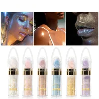 1PC Shimmer Fairy Powder White Purple Blue Loose Highlighter Face Body Glitter Wand Makeup Bronzer Illuminator Cosmetic 1