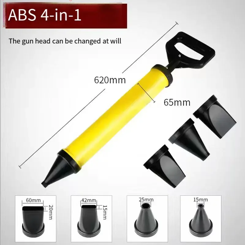 Applicator Caulking Gun With 4 Nozzles Gun Caulking Gun Applicator Grout Filling Tools Cement Lime Pump 6