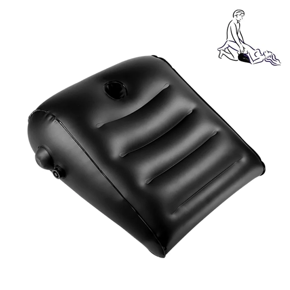 Pillow Position Cushion Triangle Inflatable Ramp Furniture Sex Toys Adult Toys Deeper Positioning Support Pillow for Couple
