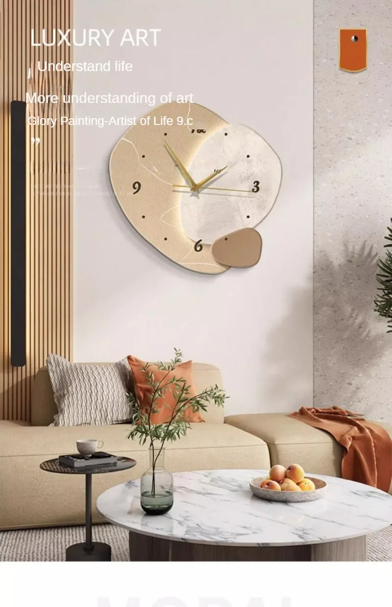 リビングルームの創造的な現代的なシンプルな時計家庭用ファッション装飾