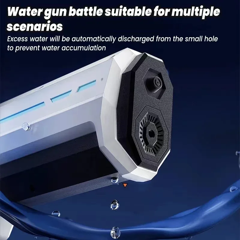 Outdoor Beach Toy Induction Water Absorbing Spray Pool Watergun New Automatic Summer Electric Toy Water Gun Fight Toy for Kid 6