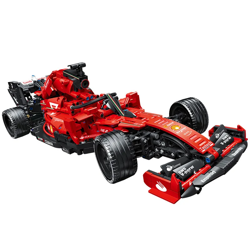 

Technical Raido 2.4ghz Remote Control F1 Racing Car Building Block 1:12 Scale Model Italia Formula 1 Vehicle Bricks Rc Toys