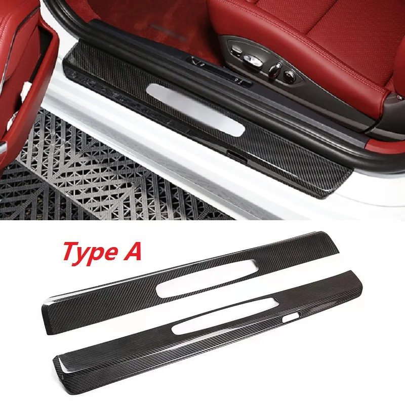 

Накладка на порог из углеродного волокна для Porsche 911 718 Boxster Cayman 2016-2021