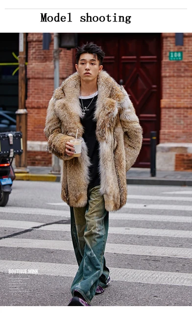 2024 New Winter Warm Luxury Natural Real Wolf Fur Jacket For