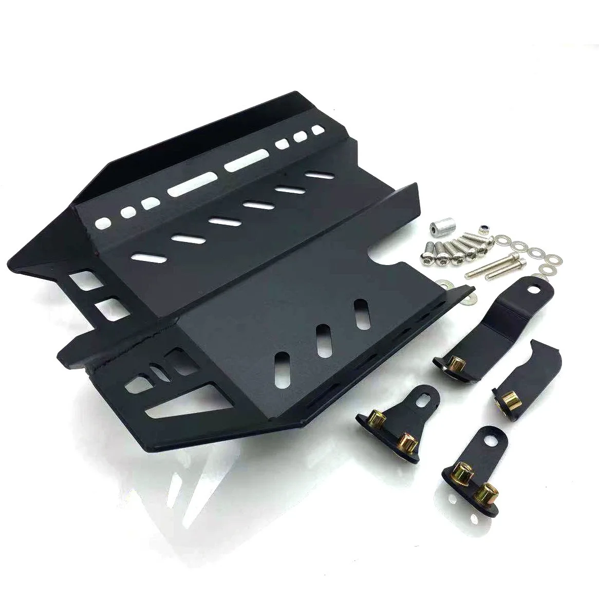 Plaque Protection Moteur Moto CB500X/CB500F/CB400X 2016-2023 - En Aluminium, Protège Carter - Style Grille Aérodynamique - 8