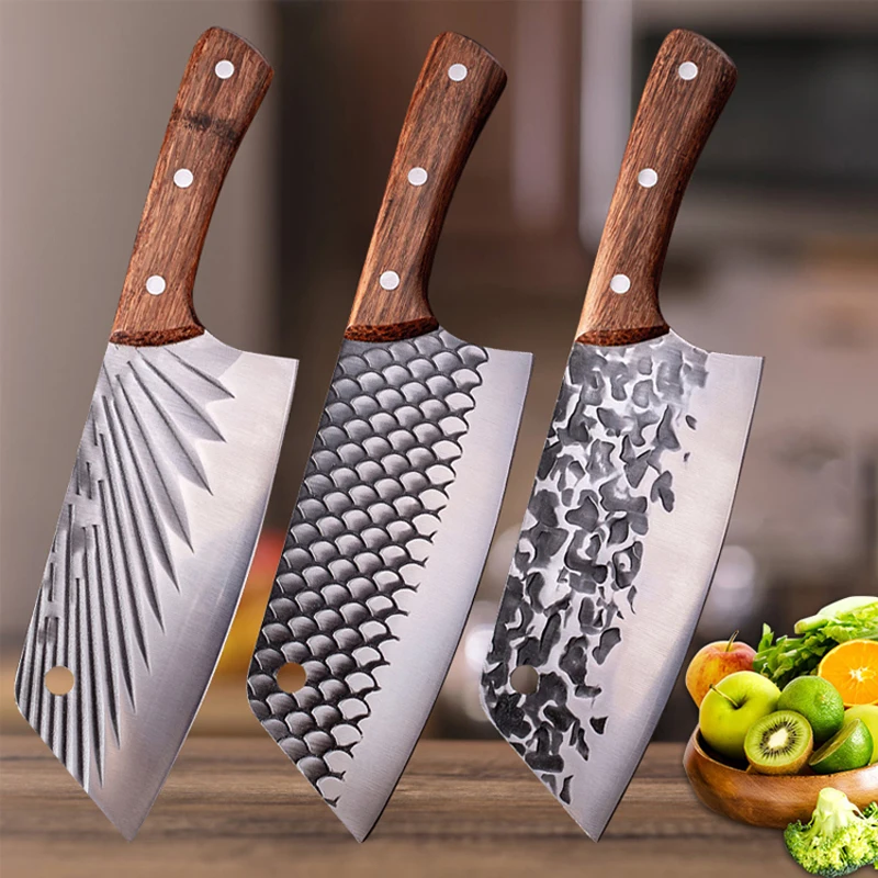 Professional-Chinese-Kitchen-Chef-Knife-Set-Meat-Fish-Slicing-Vegetable ...