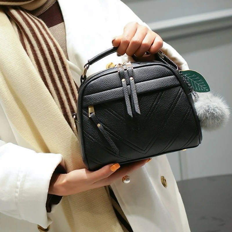 

Crossbody Shoulder Bag Women's Handbag PU Leather Messenger Bags Female Lady