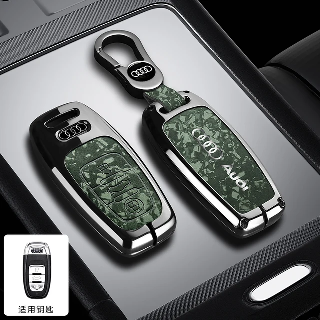 เคสกุญแจรีโมทรถยนต์อัจฉริยะแบบพับได้ ผลิตจากโลหะผสมสังกะสี สำหรับรถยนต์ออดี้ A1 A3 8P A4 A5 A6 S3 S7 S8 R8 Q2 Q3 Q5 Q7 Q8 SQ5 TT RS3 RS6 4