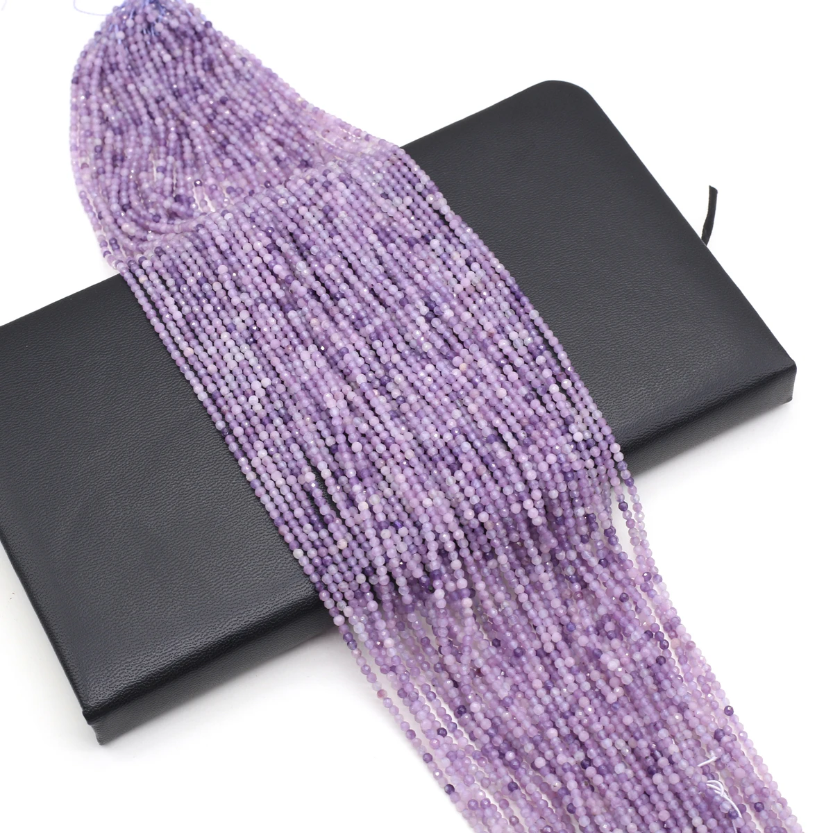 5 Strings Wholesale Natural Amethysts Reiki Loose Spacing Beaded Jewelry Making DIY Necklaces Bracelet Earrings Accessories