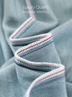 Summer Luxury Soft Cozy 100%Lyocell Fabric Woman Jeans Loose Wide Leg Elastic Waist Pants Fashion Casual Trousers Plus Length - Image 3