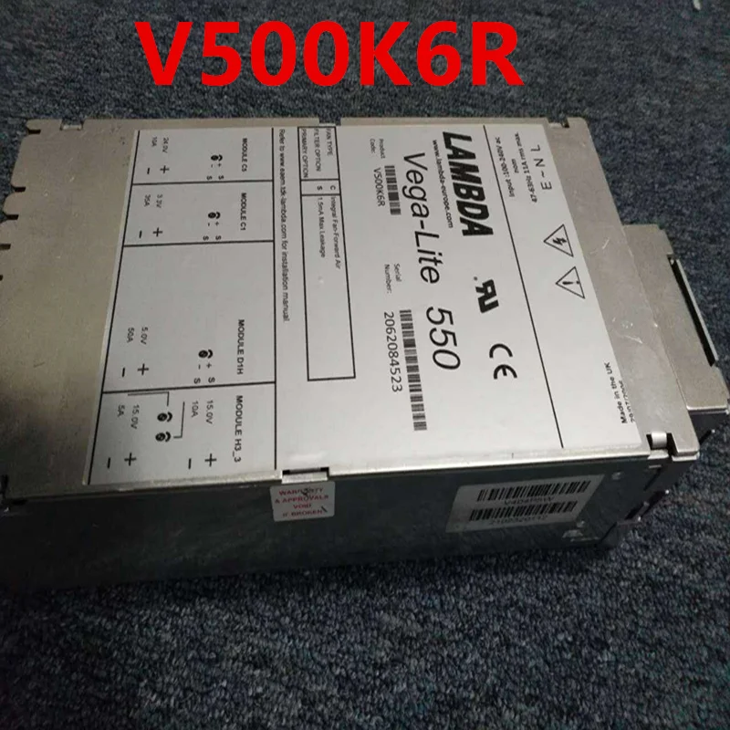 

90% New Original Power Supply TDK-LAMBDA VEGA-LITE 550 550W Power Supply V500K6R