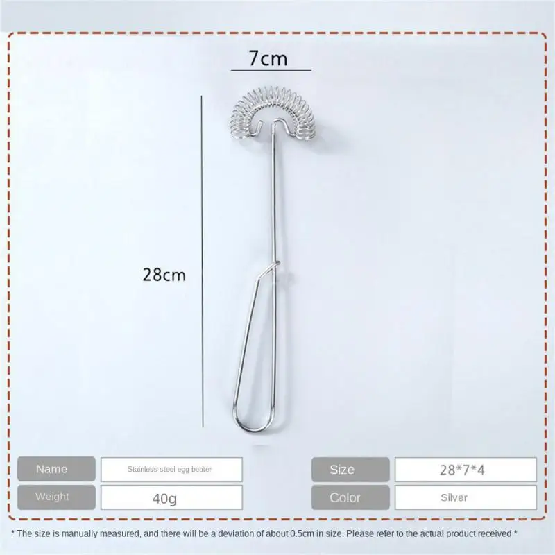 Coffee Milk Tea Blenders Egg Stirring Tool Silver Kitchen Tools Cream Blenders Whisk Stir Beater Modern Simplicity Portable Mini