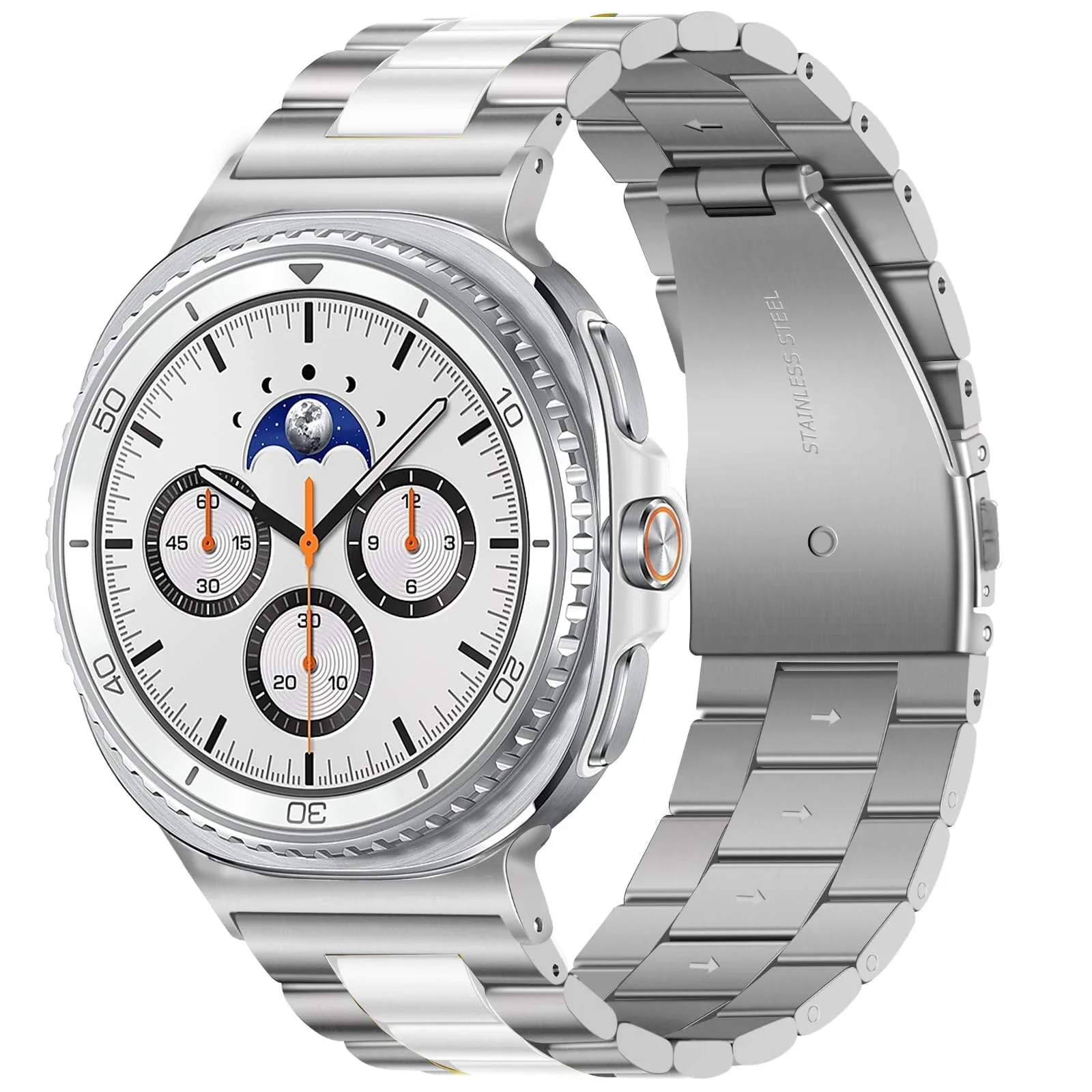 Luxury Stainless Steel Bracelet Band - Premium Metal Strap