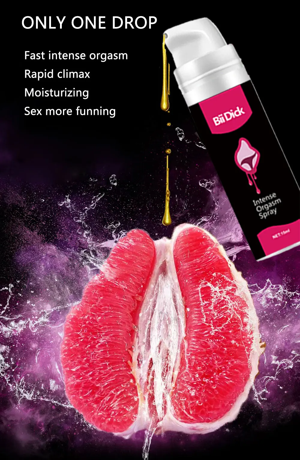 Female Orgasm Gel Women Fast Orgasm Gel Libido Enhancer Sex Spray Vagina Stimulant Intense Drop Exciter Strong Enhance Climax Vaginal Tight Oils