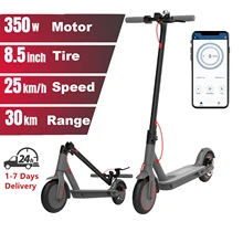 Iva inclusivo ue estoque scooter elétrico 25km/h inteligente e-scooter 25km distância 7500mah bateria dobrável skate com app
