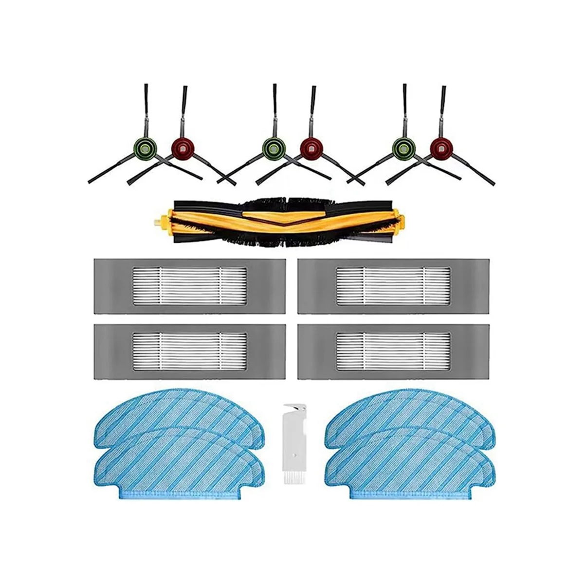 

Аксессуары для уборки Cobos, боковая щетка OZMOT8 T9 N8Pro, роликовая щетка, Очищающий тряпичный фильтр